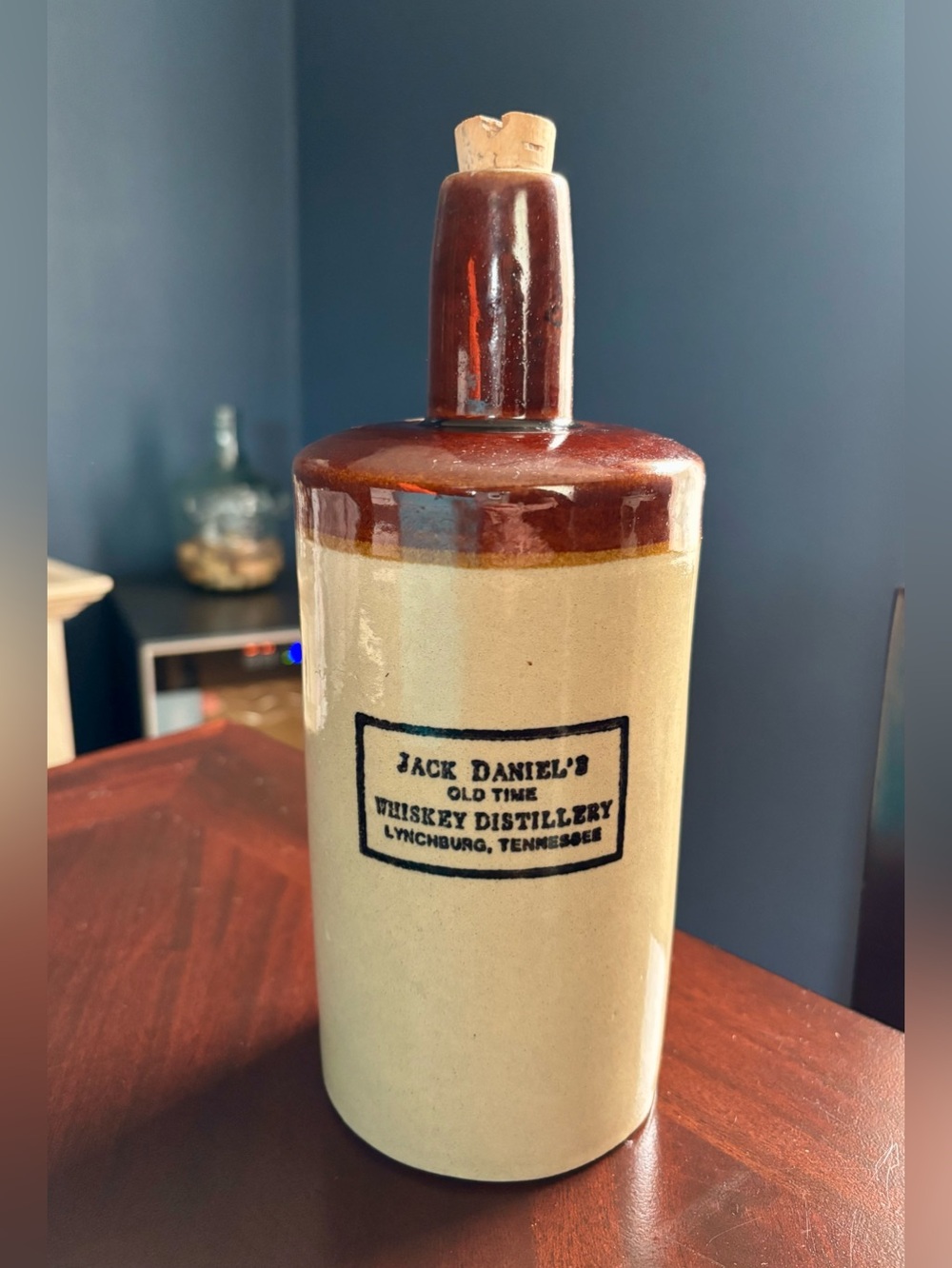 Vintage Jack Daniels Ceramic Whiskey Bottle